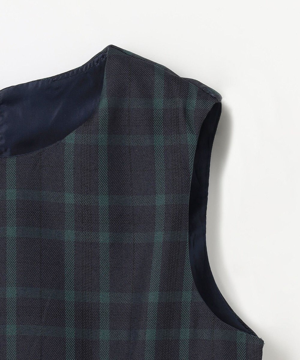 ANY KIDS チェック ジャンパースカート 