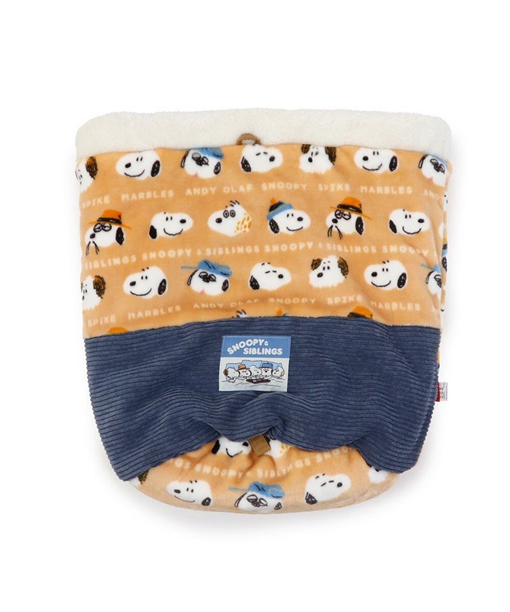 PET PARADISE スヌーピー 筒型寝袋 遠赤外線 《ブラザー柄》 35×50cm 