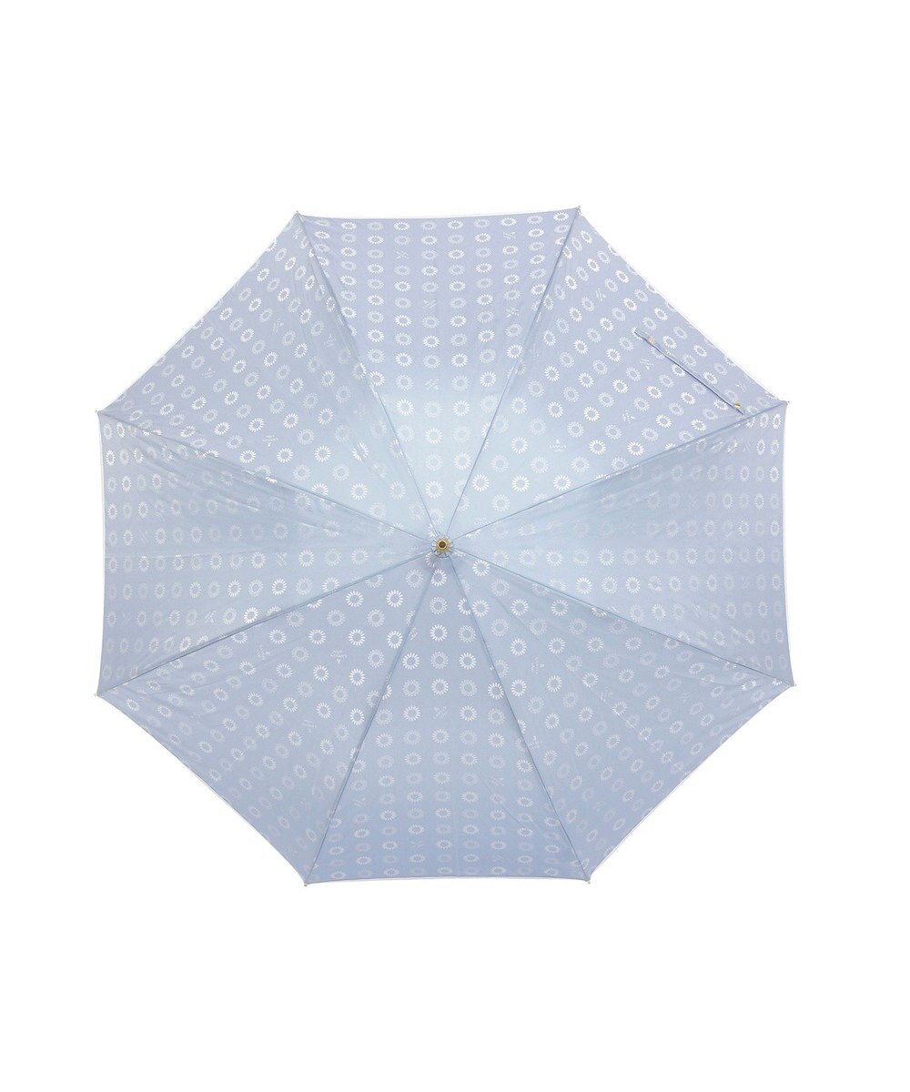 MOONBAT LANVIN en Bleu 長傘 ジャカード×パイピング 