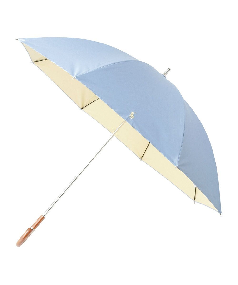 MOONBAT 【軽量】POLO RALPH LAUREN 晴雨兼用日傘 長傘 PP刺繍／一級遮光 遮熱 UV 