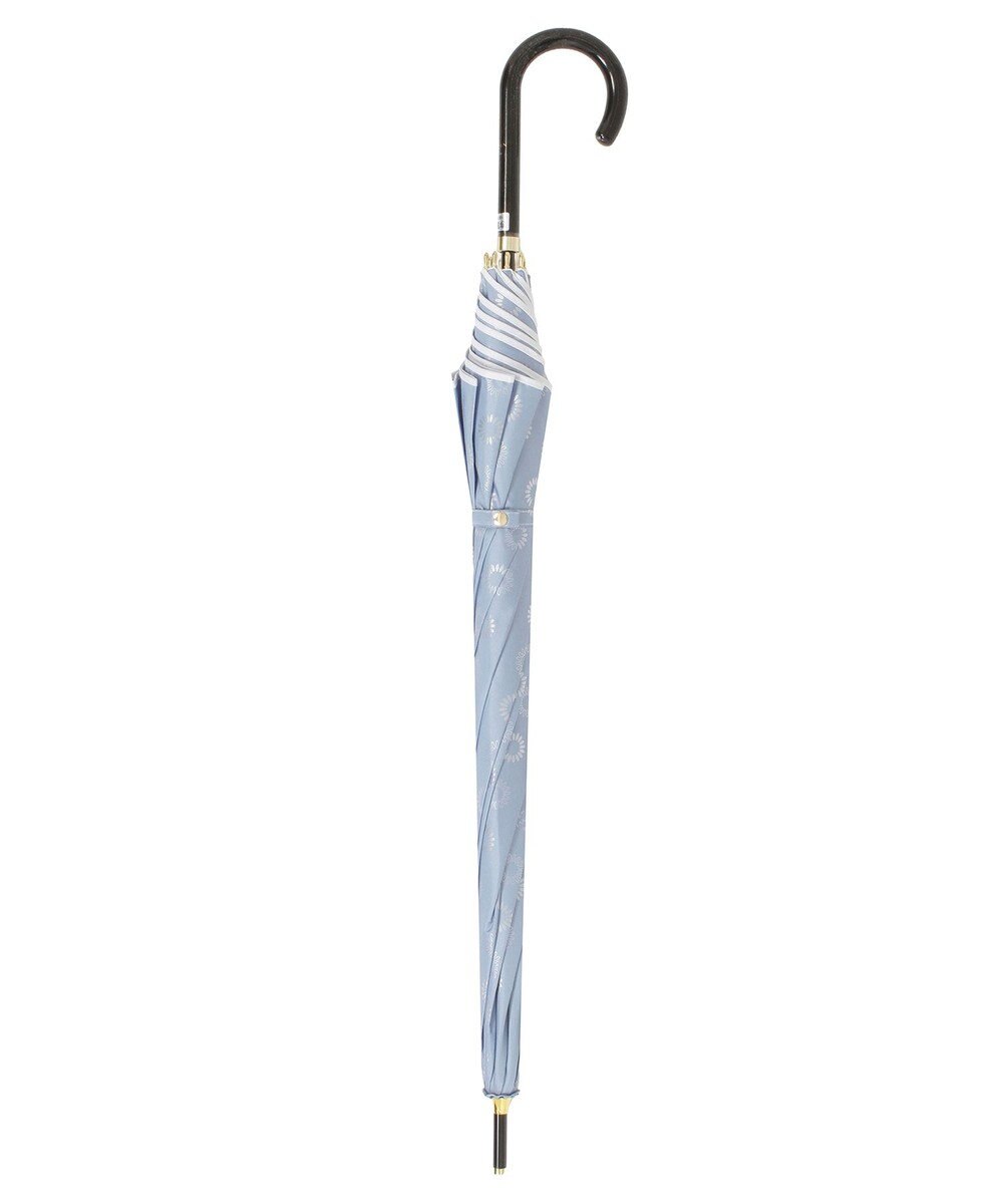 MOONBAT LANVIN en Bleu 長傘 ジャカード×パイピング 