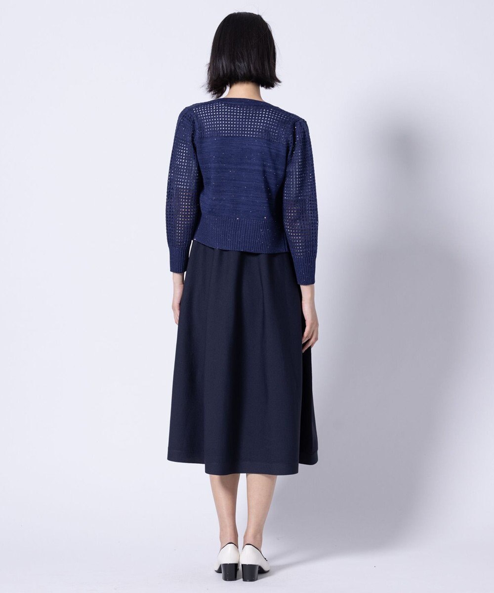 TOCCA 【洗える】SPIDERWEB KNIT ニットブルゾン 