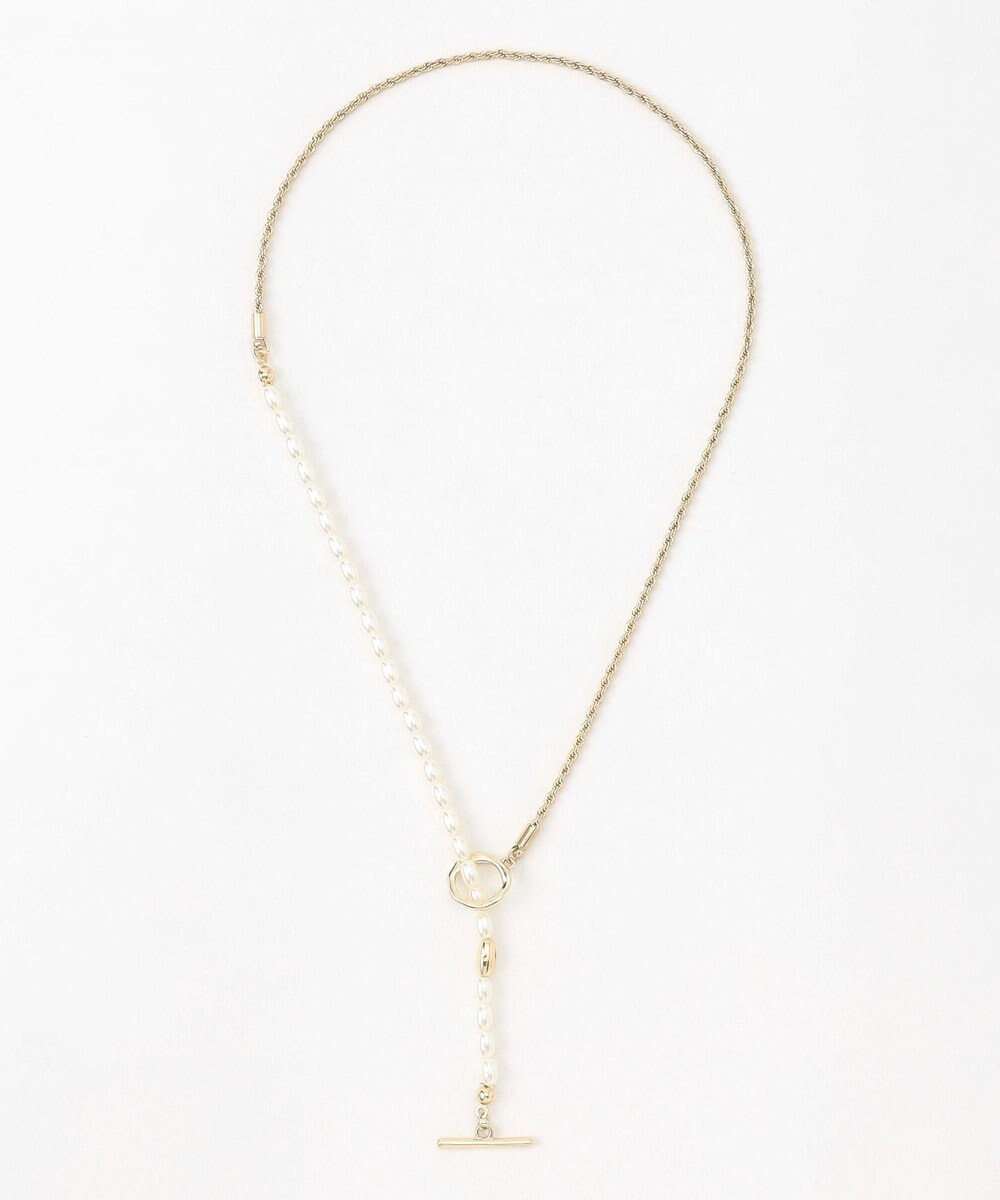 ANY ツイストチェーンミックスネックレス 