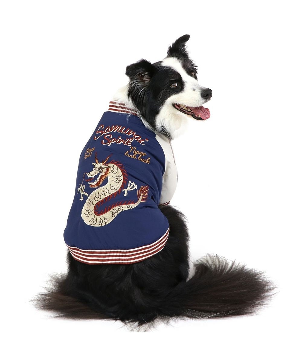 PET PARADISE ペットパラダイス 遠赤外線 スカジャン 《龍》 中型犬 大型犬 