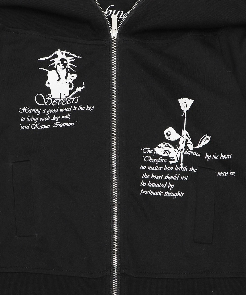 WEGO オフショルグラフィックスウェット 