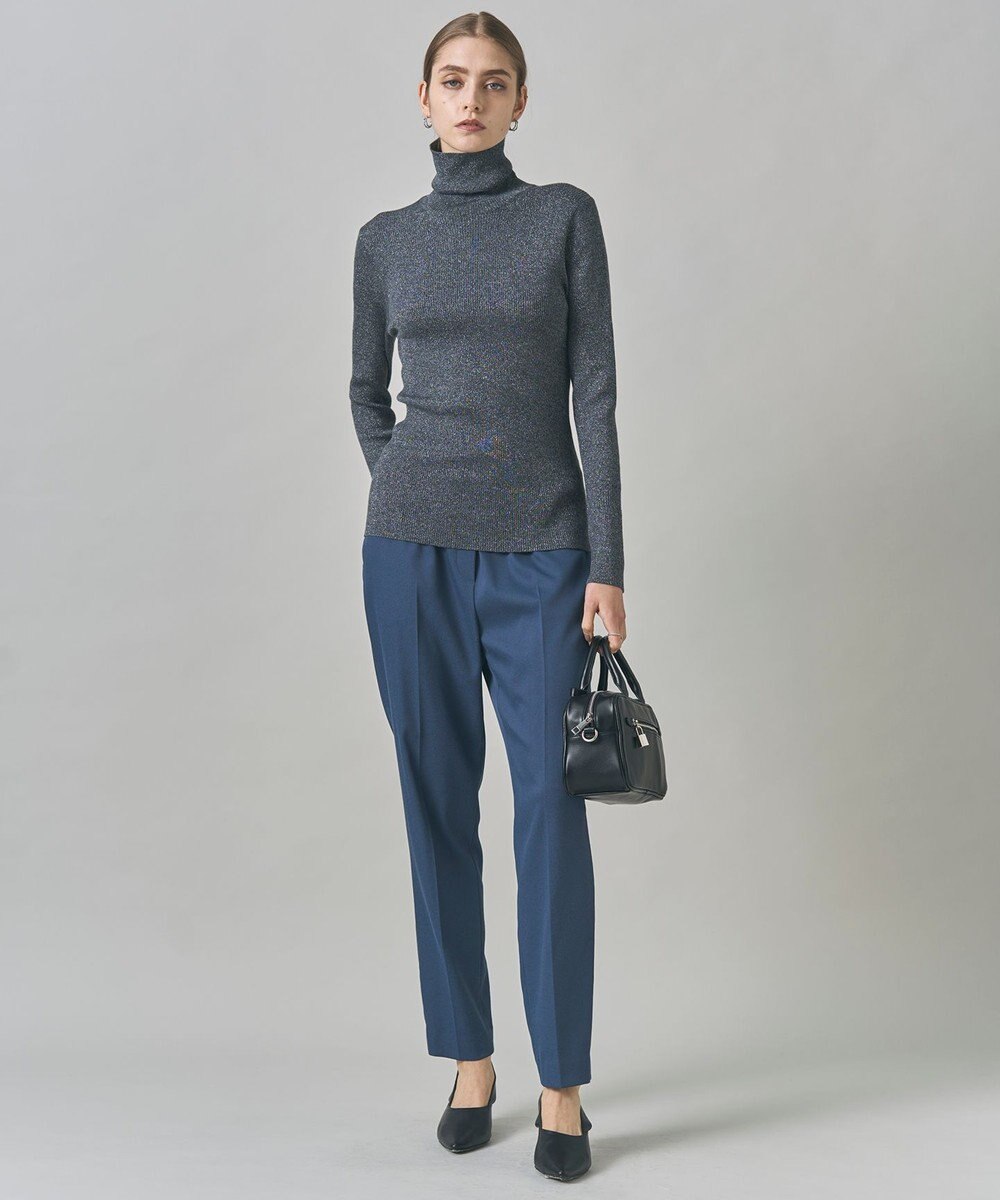 ICB 【裏起毛】 ウォームサテン スティックパンツ 