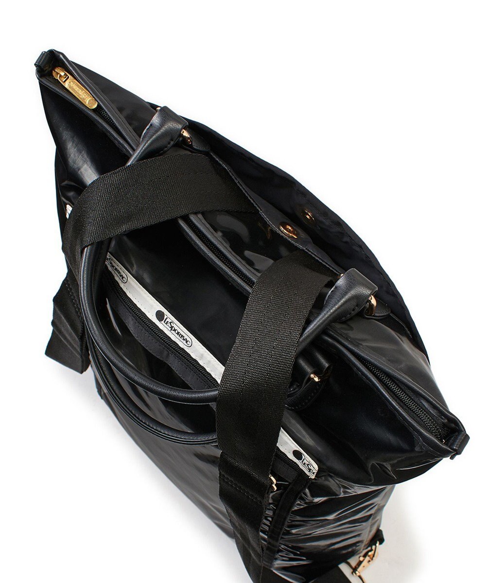 LeSportsac EVERYDAY TH CITY BKPK/アップタウンブラックシャイン/ブラック2 