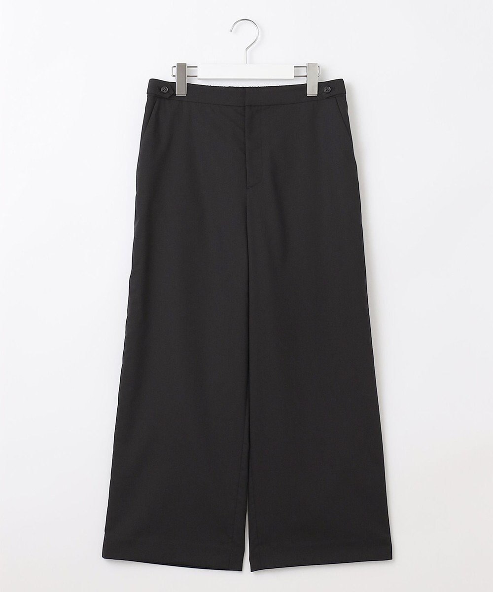 J.PRESS LADIES 【洗える】ハイテンションT/Rライトカルゼ セミワイド パンツ 
