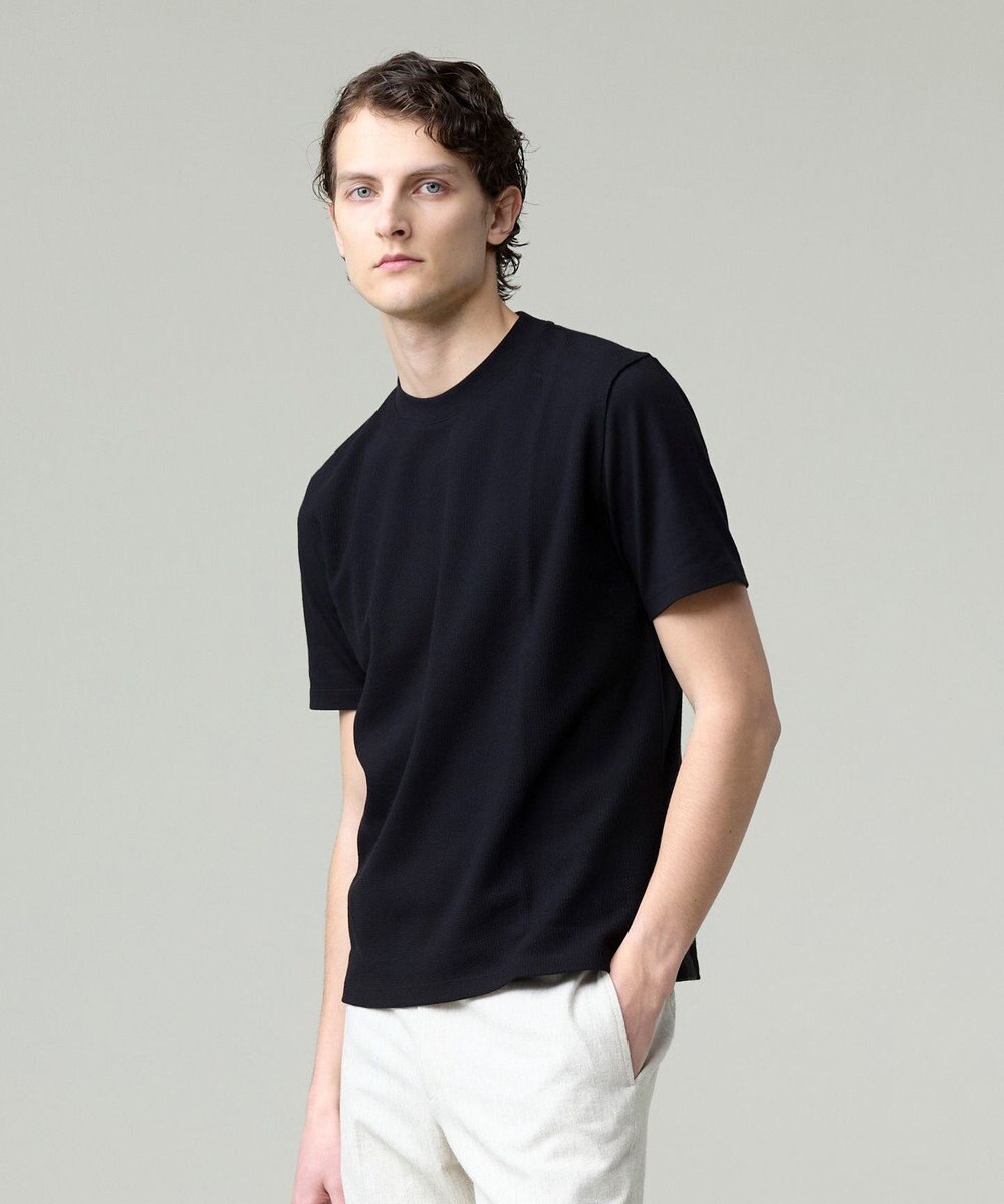 J.PRESS MEN 汗ばむ夏の最適解Tシャツ【UVカット / 接触冷感 】【J.PRESS PREMIUM JERSEY】無地コットン Tシャツ 