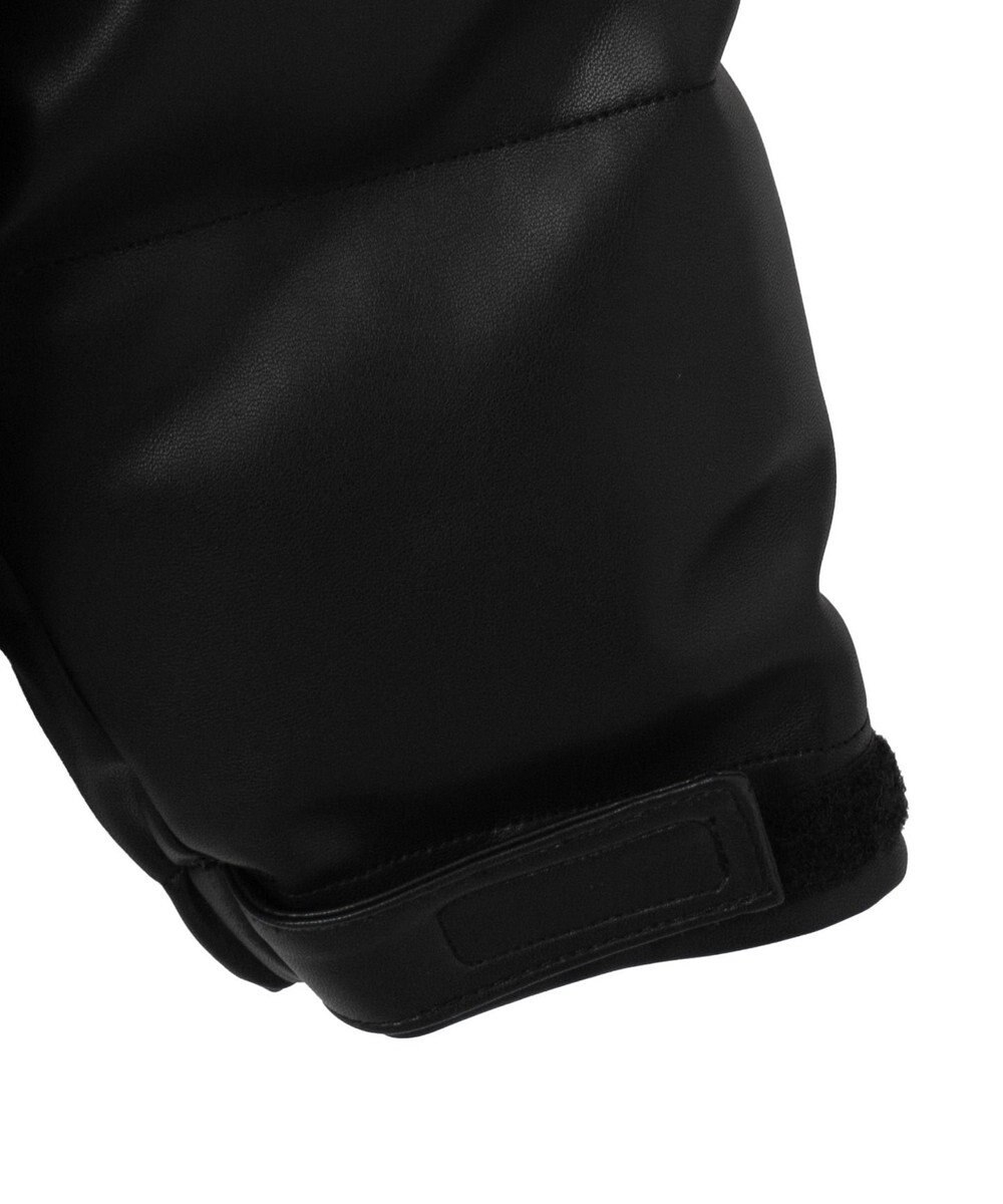 WEGO 【ユニセックス着用ITEM/SMLサイズ展開】PUパデッドブルゾン 