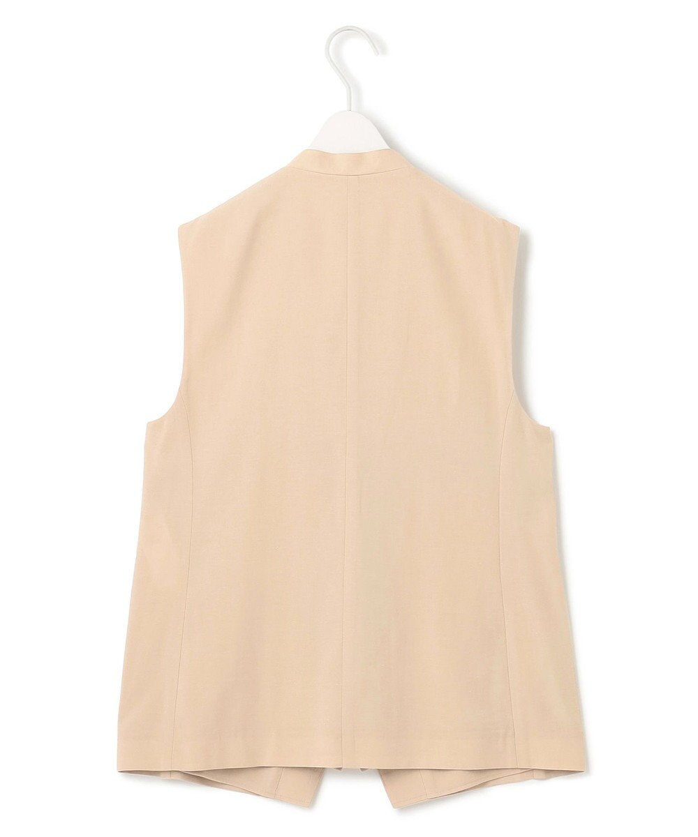 ICB 【接触冷感・UVカット・洗える】 T/Rドライリネン ジレ 