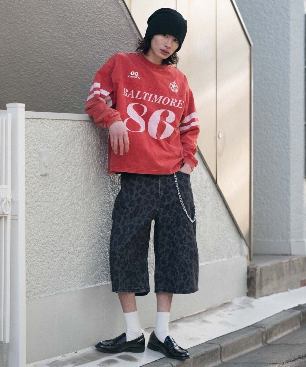 WEGO 【SMLサイズ展開】チェーン付きバルーンショーツ 