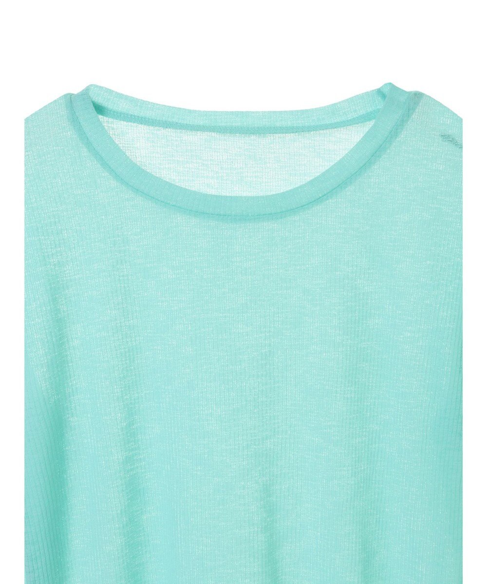 earth music&ecology シアーリブロゴ刺繍プルオーバー 