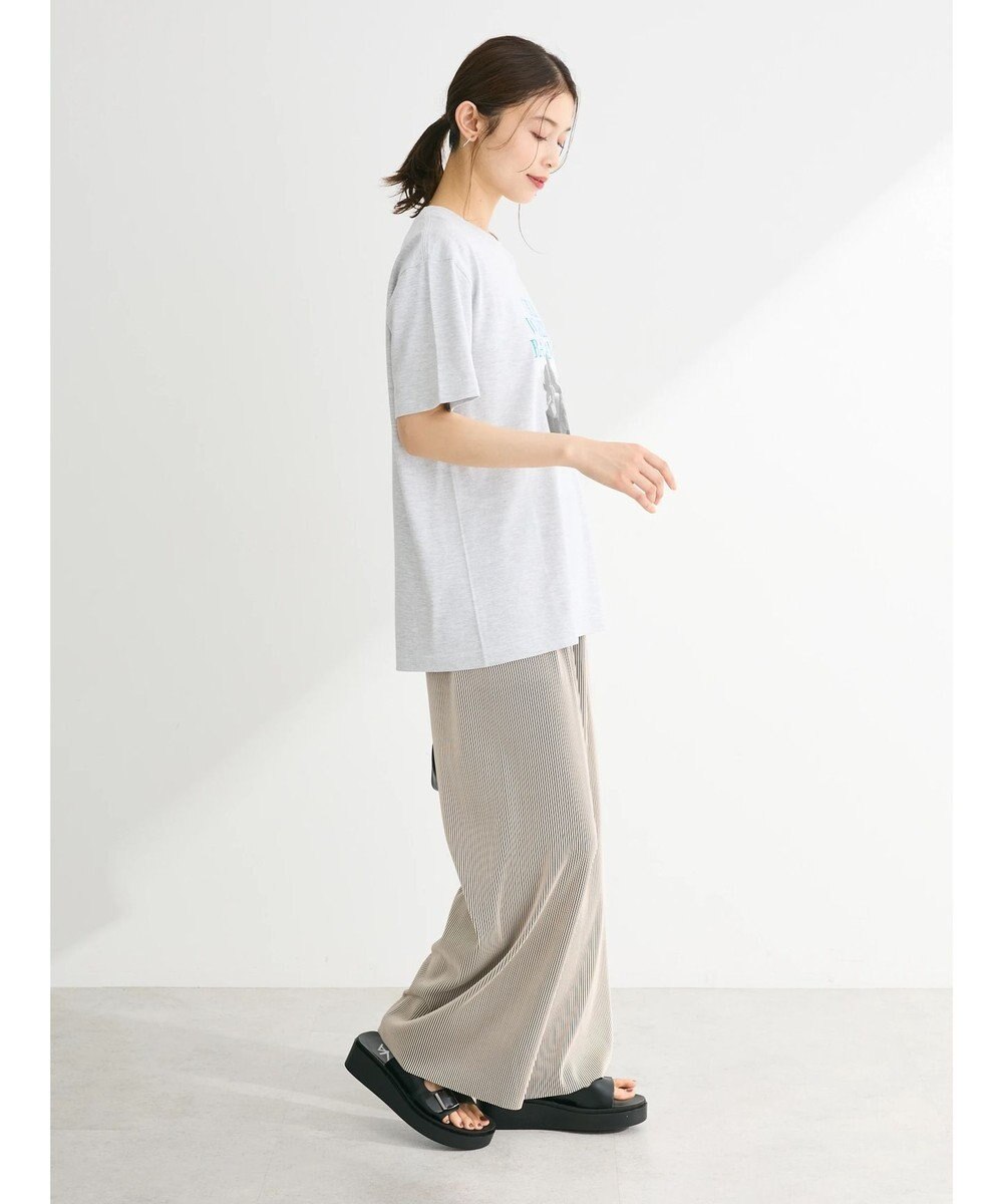 Green Parks セルフカットプリーツ風パンツ 