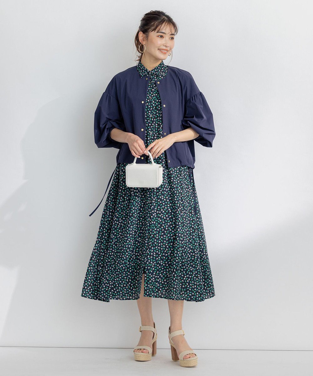 組曲 【洗える】プティフラワージョーゼットシフォン ワンピース 