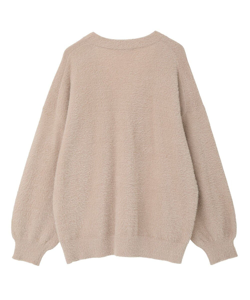 earth music&ecology ラメミニシャギーＶネックカーディガン 