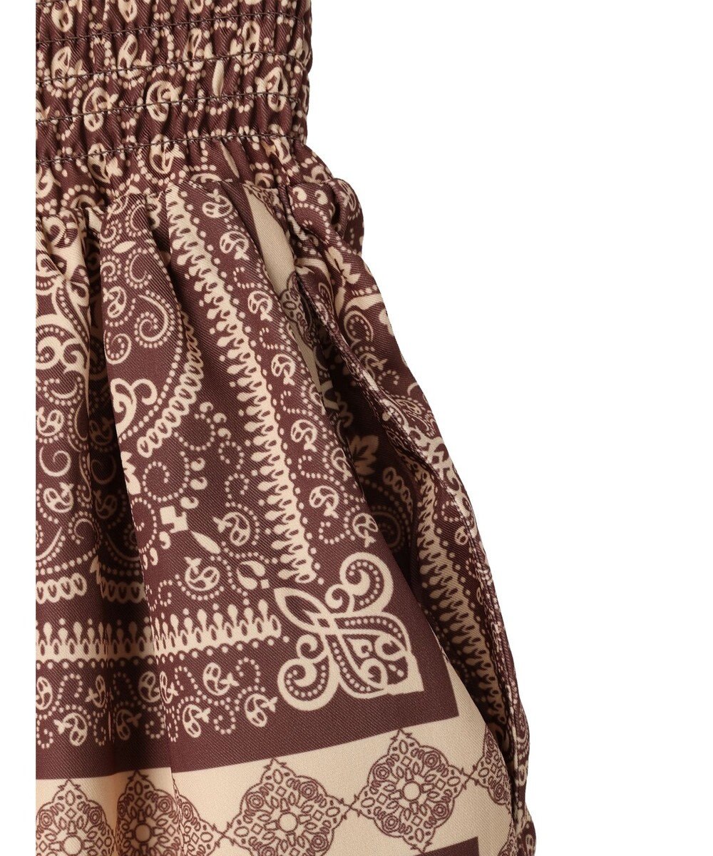 Green Parks ■ＥＳＣＡＲ　スカーフパネルｐｔギャザースカート 