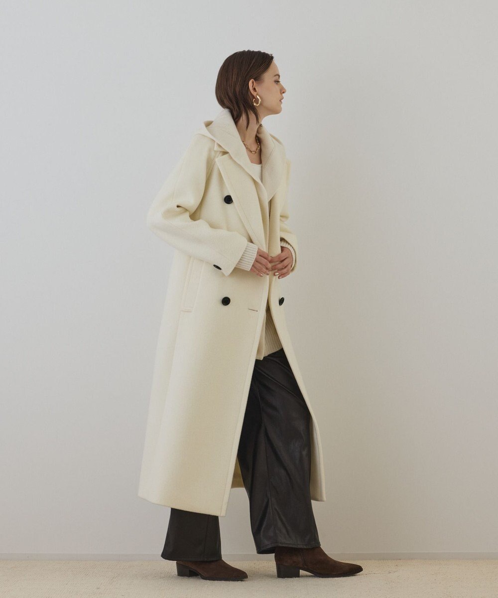 GRACE CONTINENTAL ショートビーバーロングコート 