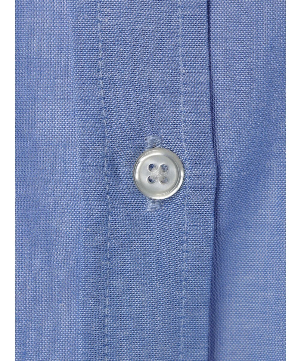 Green Parks 綿麻混タブ付オーバーサイズシャツチュニック 