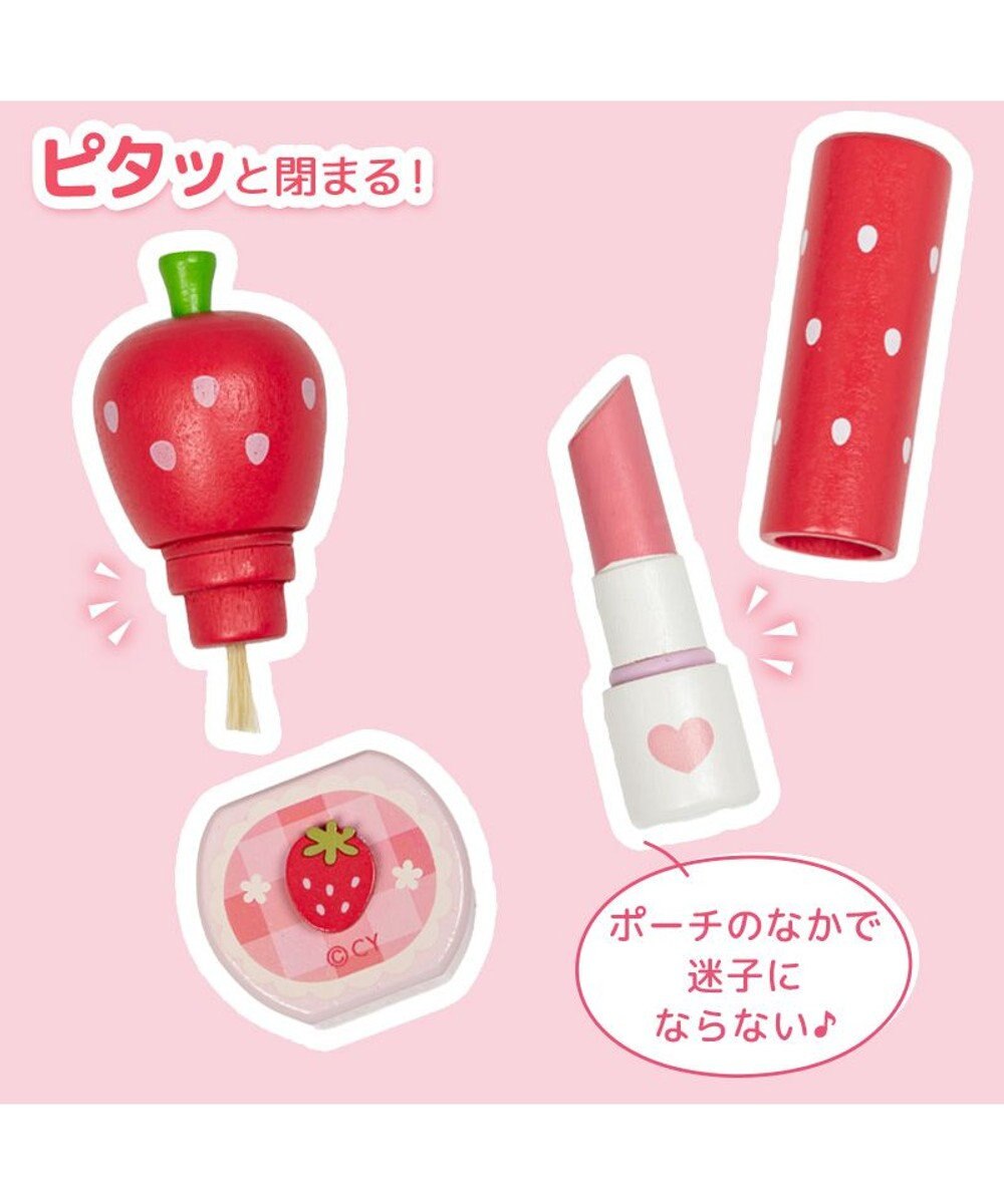 Mother garden マザーガーデン メイク ポーチセット 《ギンガムいちご》 