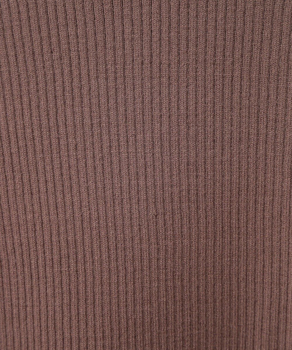 earth music&ecology ＳＥＴ２点リブニットインナー＋チュールプルオーバー 