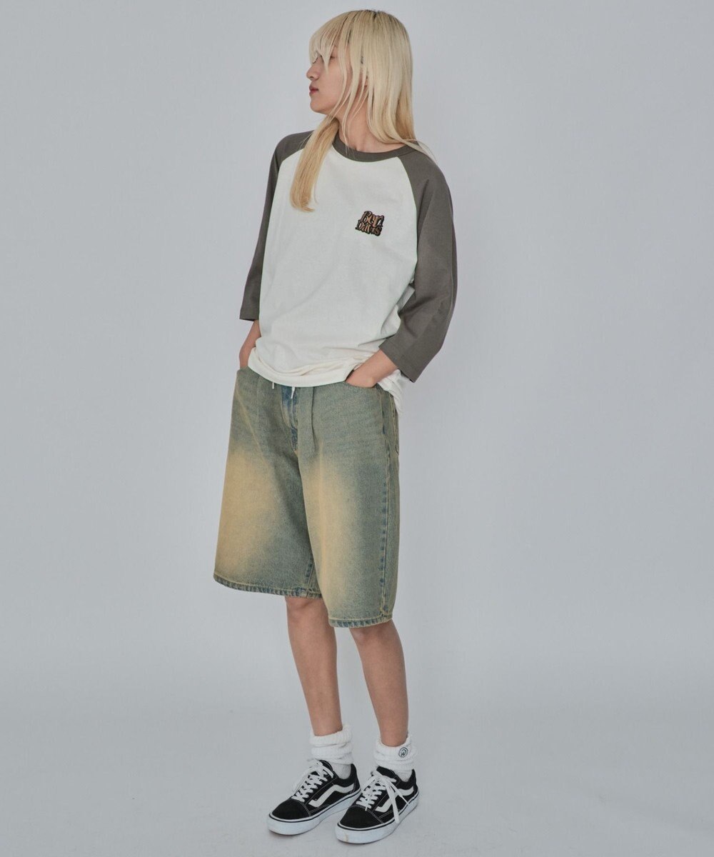 WEGO 【ユニセックス着用ITEM/MLサイズ展開】別注BENDAVISグラフィックラグランT（7S） 