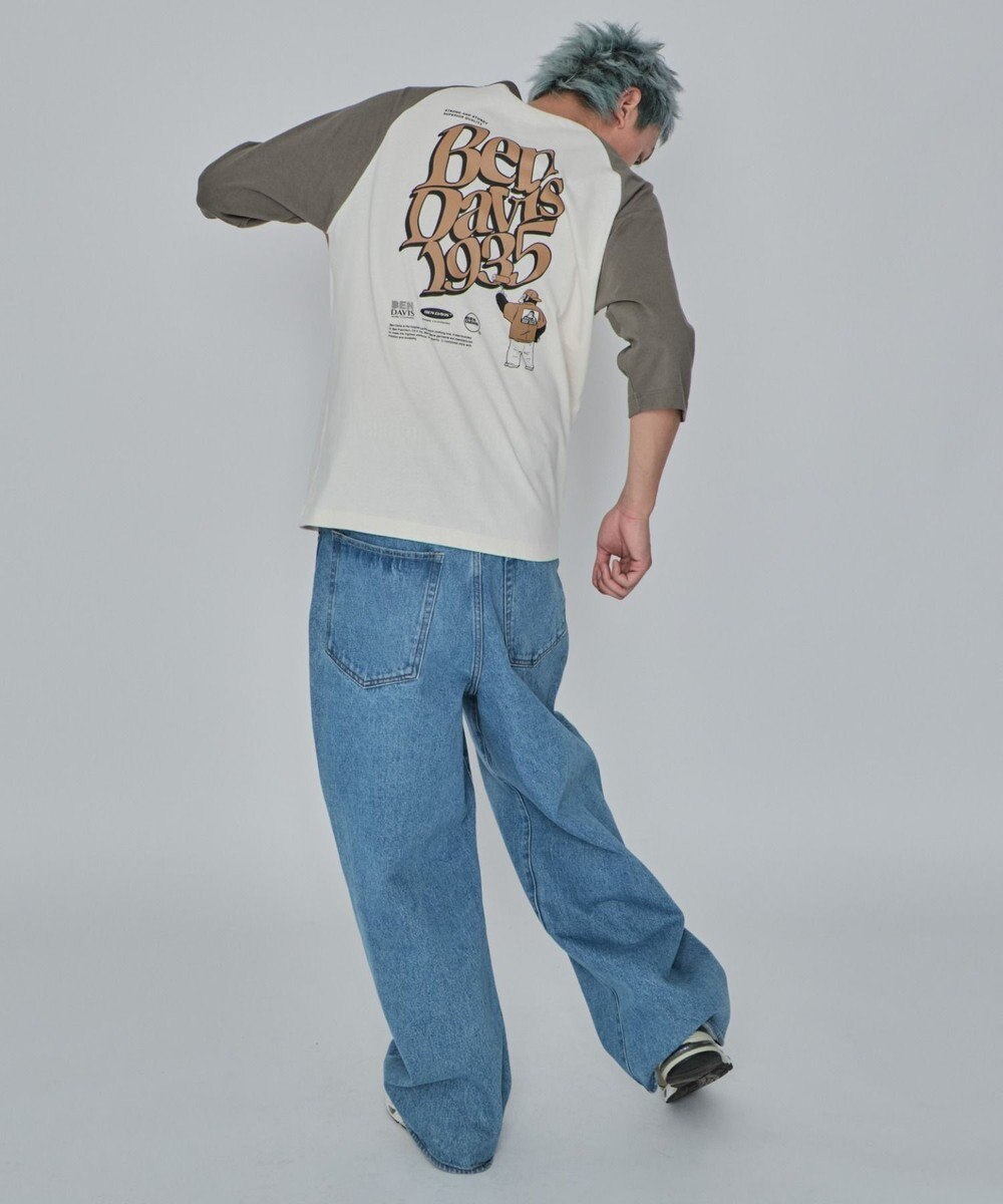 WEGO 【ユニセックス着用ITEM/MLサイズ展開】別注BENDAVISグラフィックラグランT（7S） 