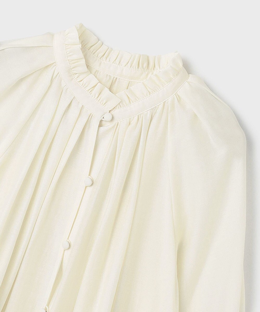 GRACE CONTINENTAL ヘムレースギャザートップ 