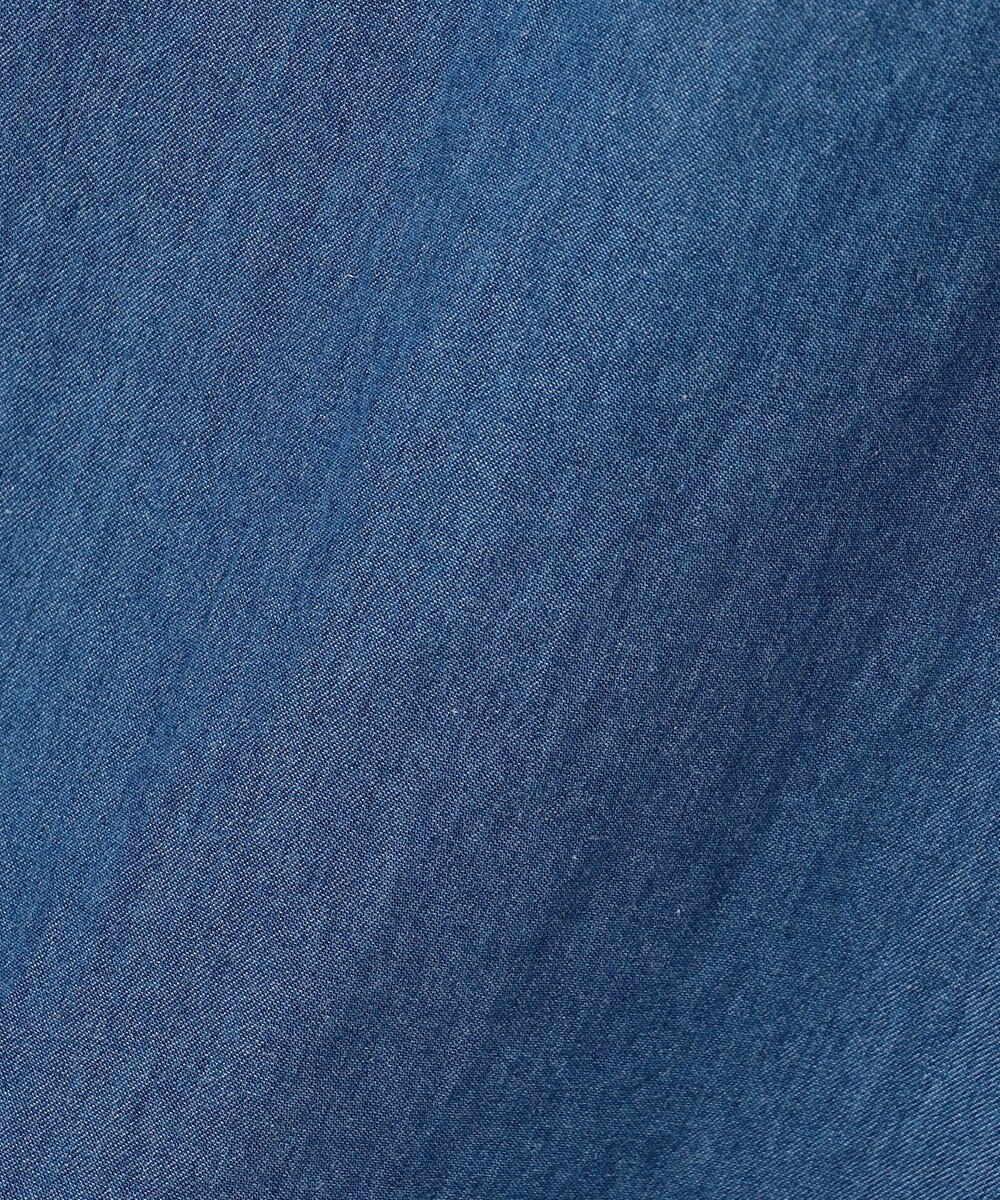 組曲 KIDS 【150-160㎝】 フラワーボタンデニムワンピース 