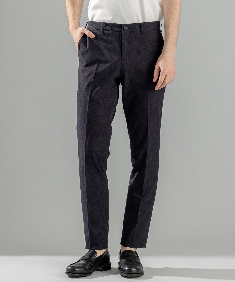 JOSEPH HOMME 新柄【洗える/ストレッチ/シワになりにくい/セットアップ対応可】クールドッツストレッチ テーパードパンツ / CITY 