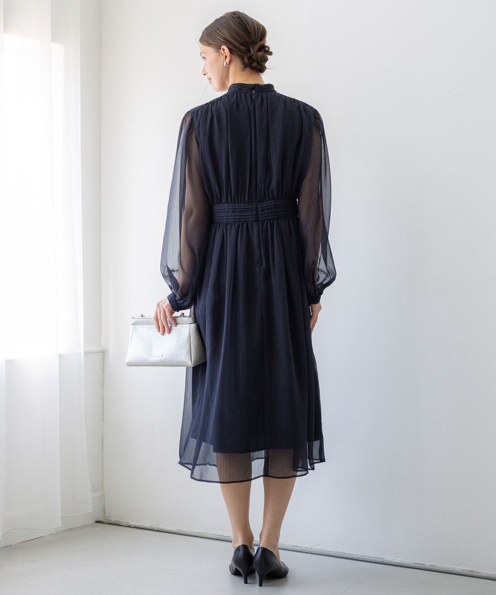 23区 L 【APPLAUDIR】クレープシフォン ドレス 