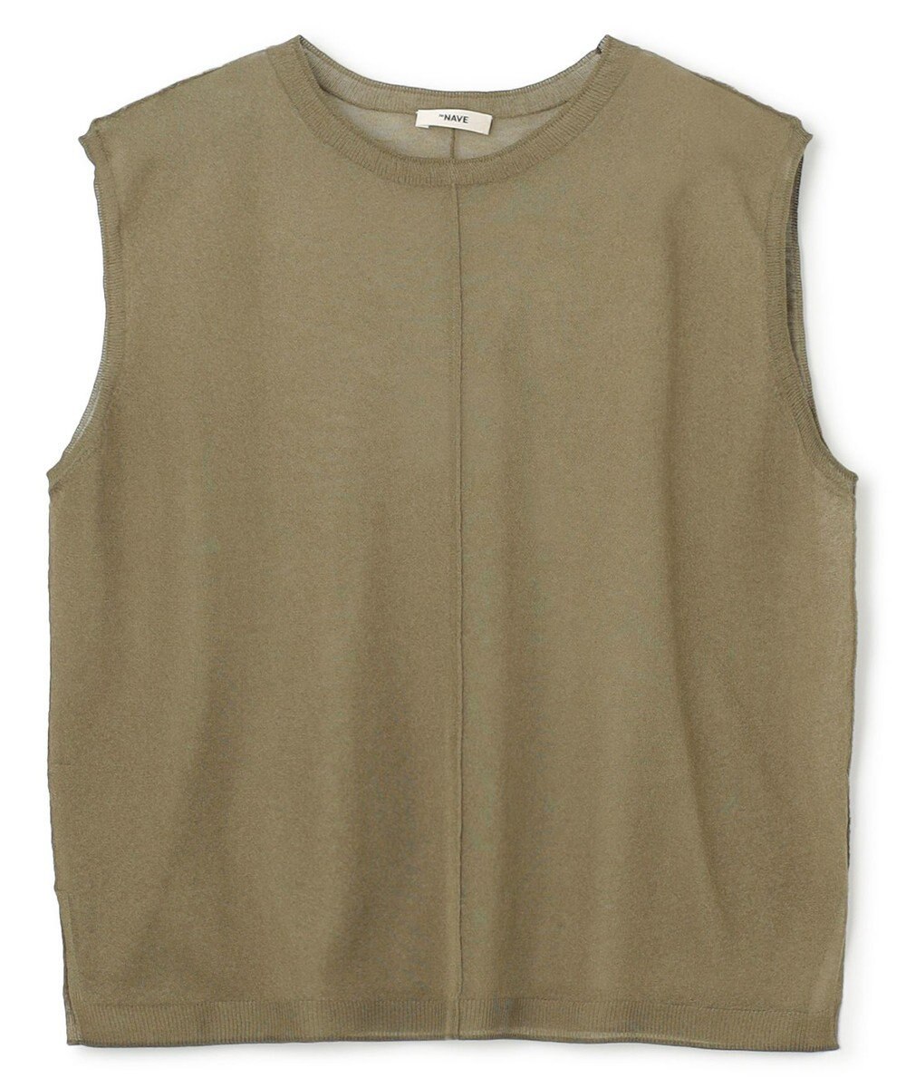 NAVE シアーニット ノースリーブ 