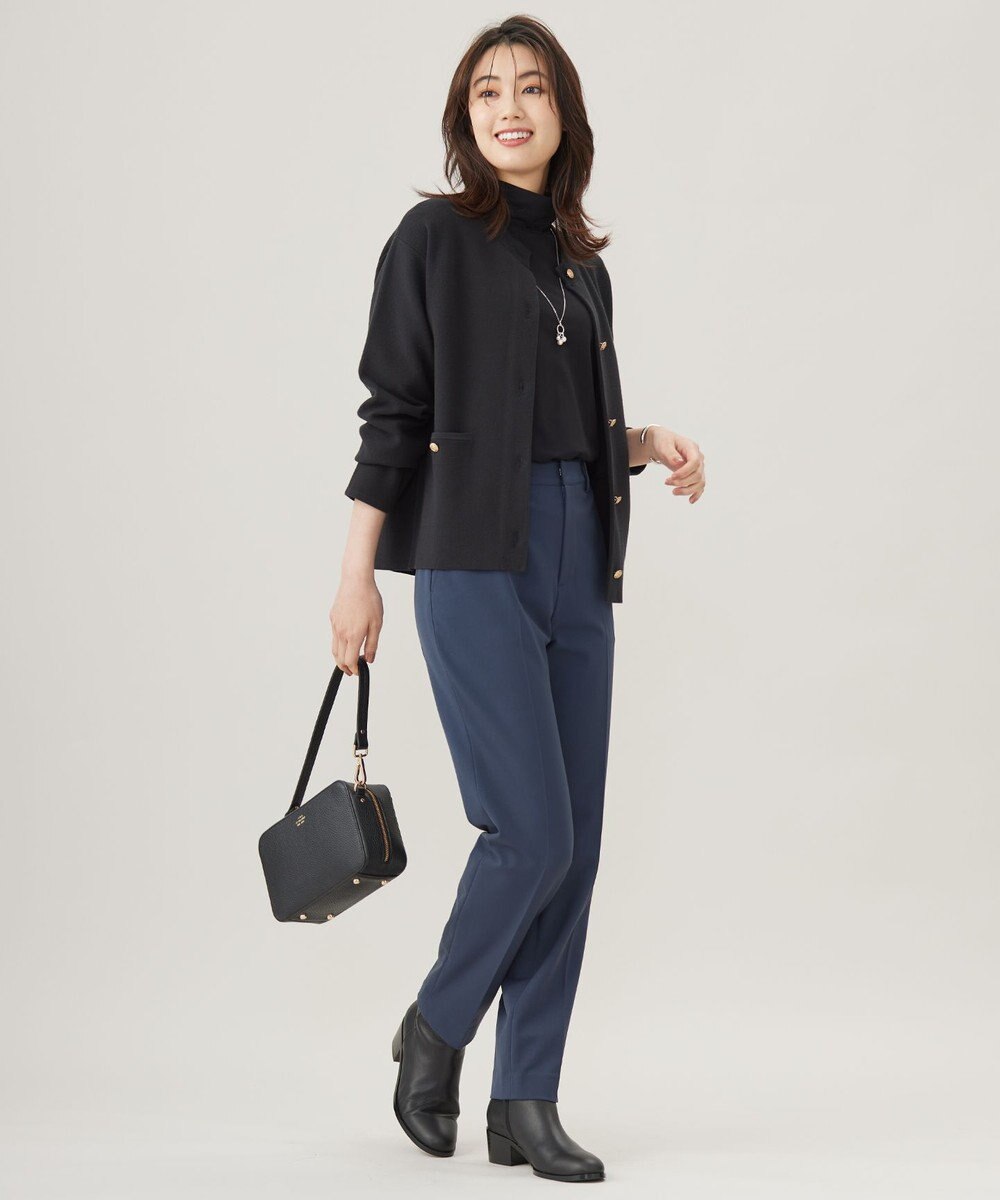 J.PRESS LADIES 【洗える】VIS/PE ROME ニット カーディガン 