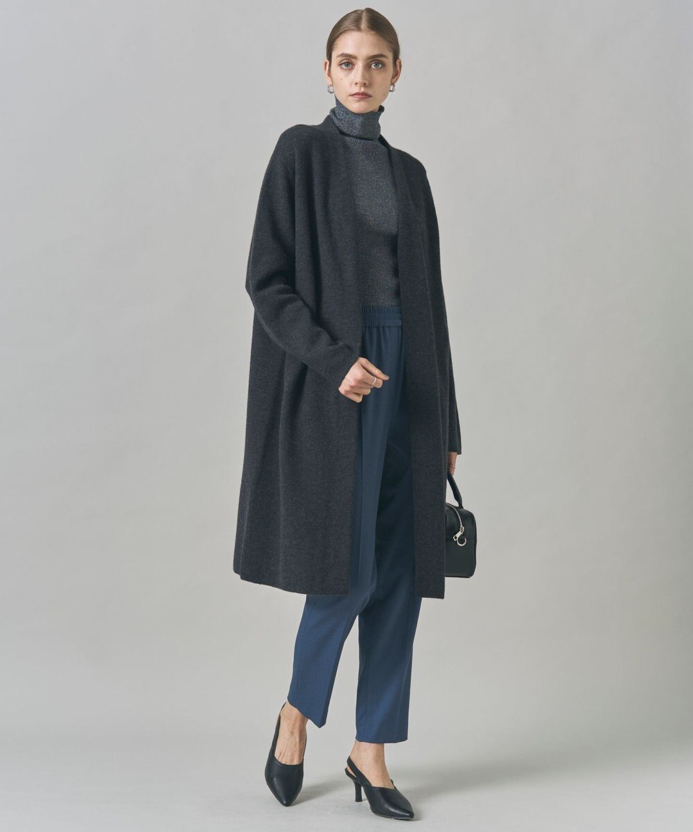 ICB 【裏起毛】 ウォームサテン スティックパンツ 