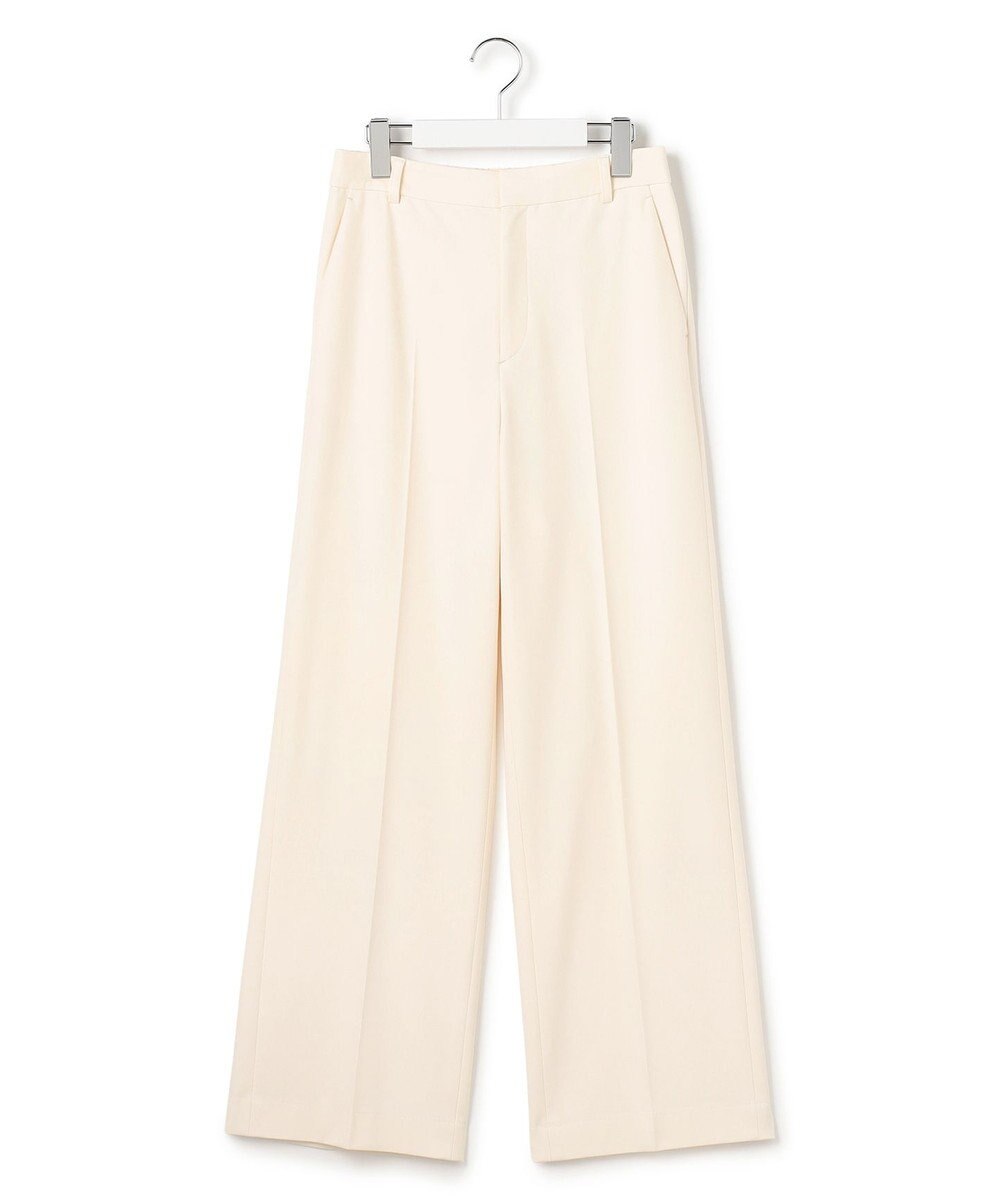 23区 【滝沢眞規子さん着用/洗える】ウォームストレッチ ワイド パンツ 