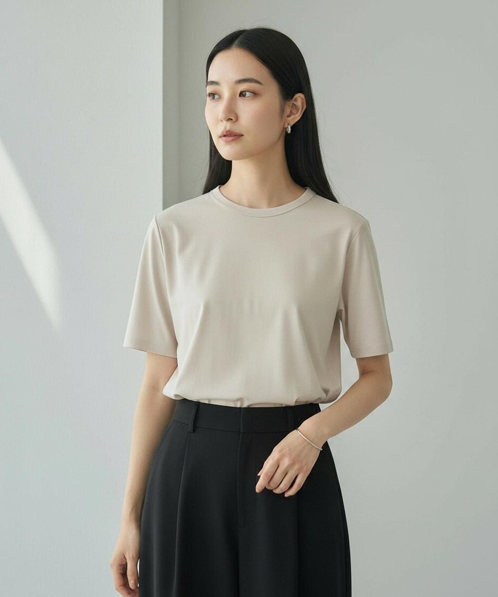 UNFILO BEAUTYFORM-Tコットン ベーシックTシャツ 