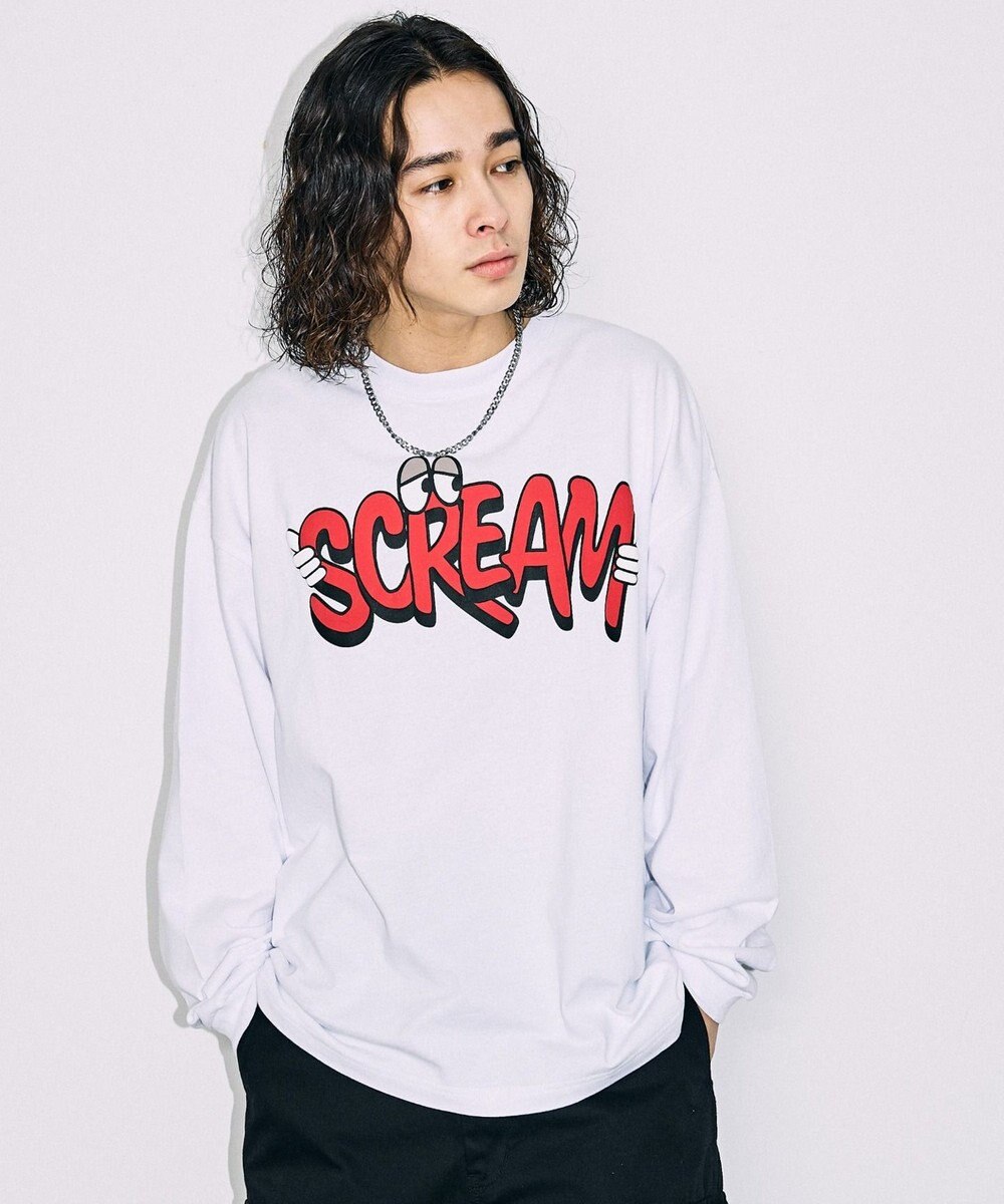 WEGO 【SETITEM】アクセ付きグラフィックロンT 