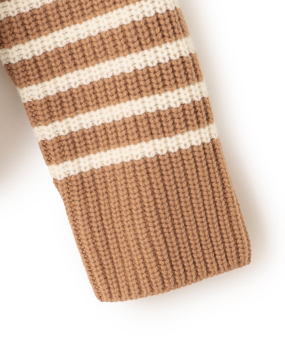 BEIGE， PONT NEUF/ ボーダーニットトップス 