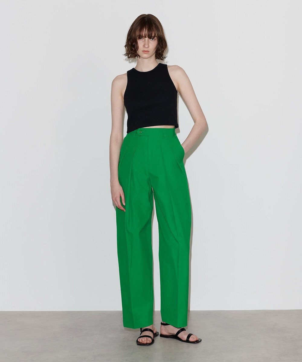 NAVE 【Nave】ライトキャンバス タックパンツ 