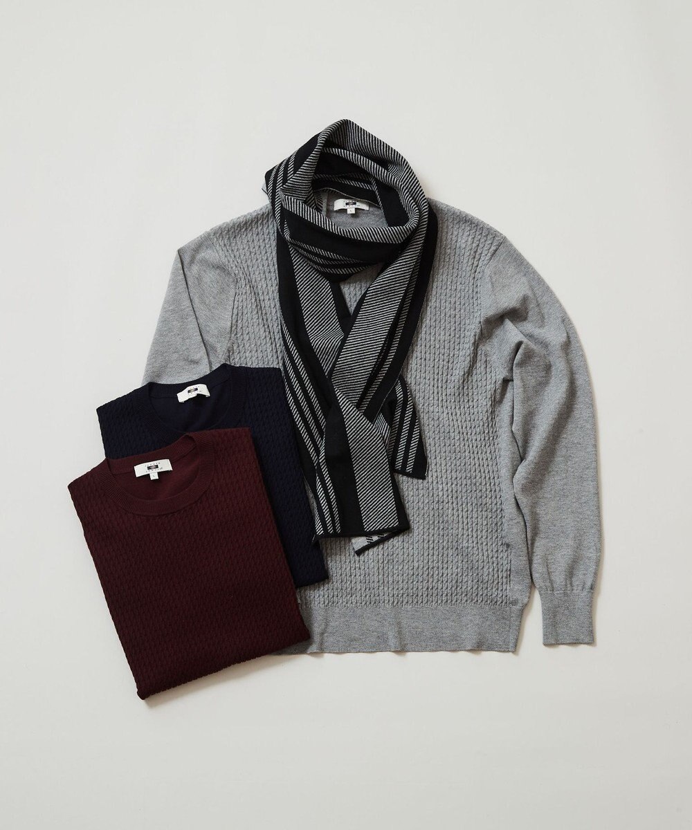 JOSEPH ABBOUD 【新色追加】チクチクしない SNOWYクルーネックニット 