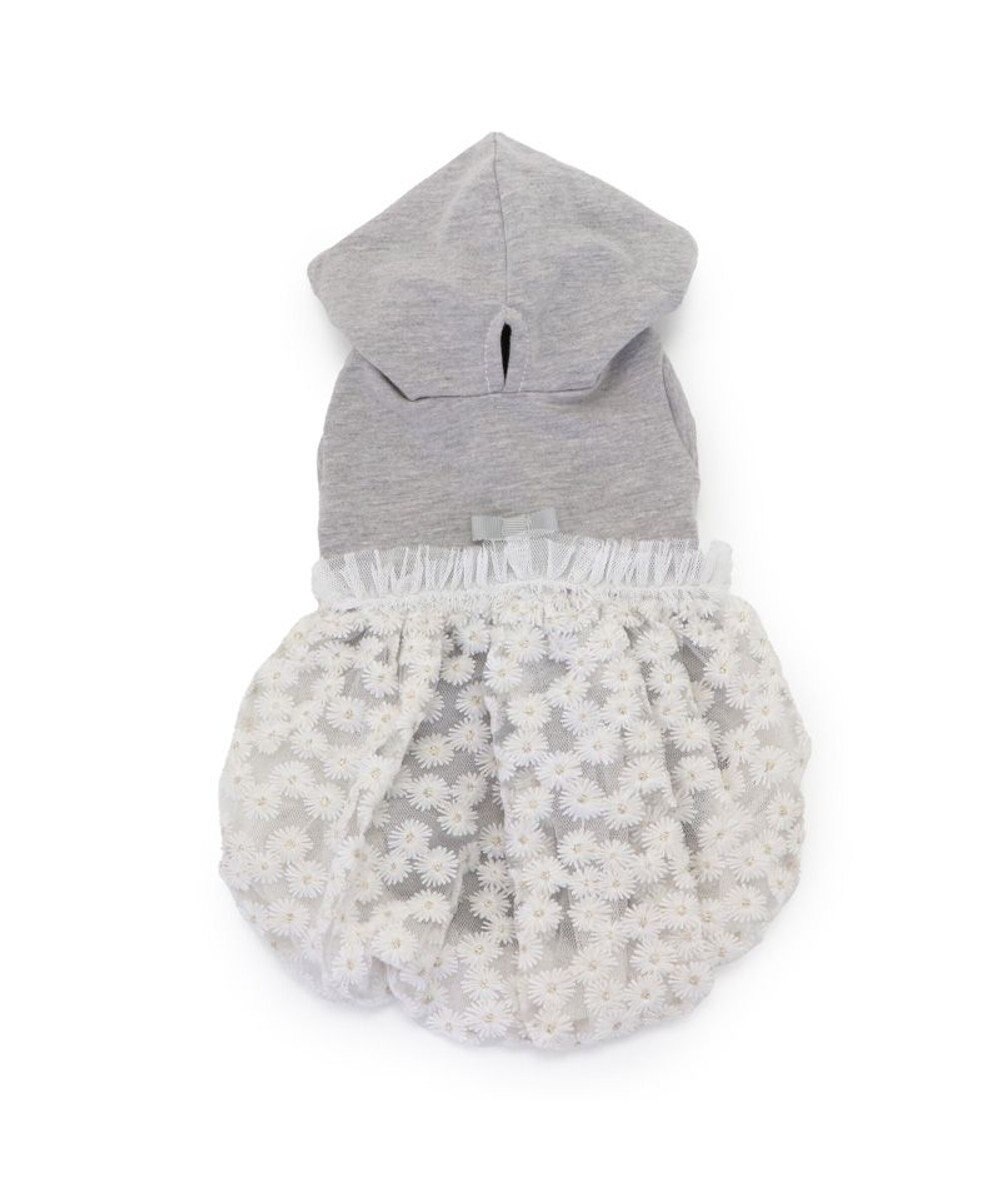 PET PARADISE ペットパラダイス ドッキングパーカー 《グレー》 小型犬 