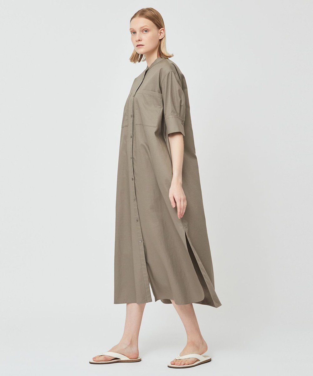 BEIGE， PERSIMMON / シャツワンピース 