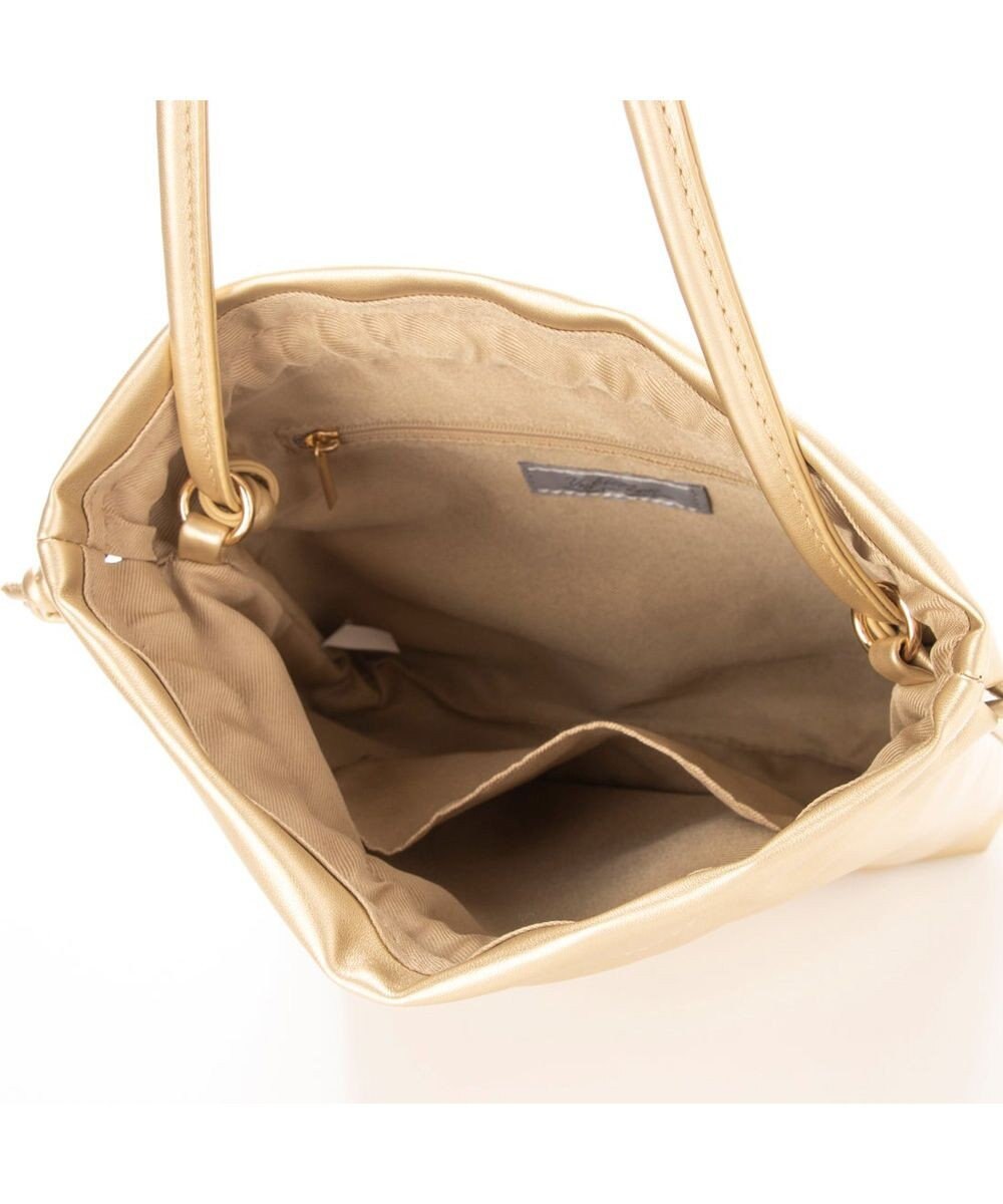 UNBILLION cachecache ギンガムチェックトート付き巾着ショルダー 