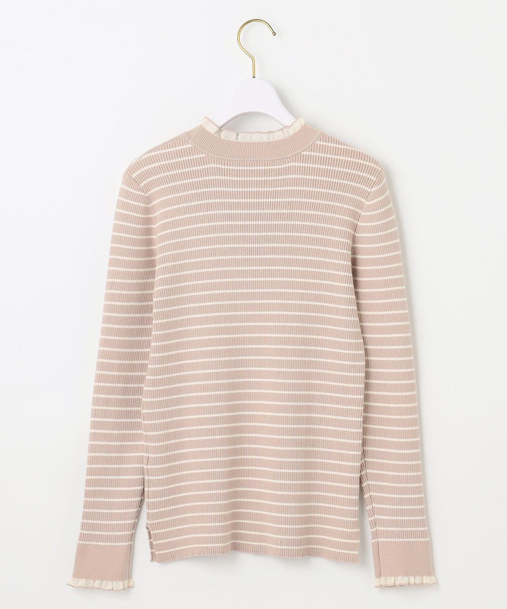 ANY SIS CICA加工 フリルネック プルオーバー 