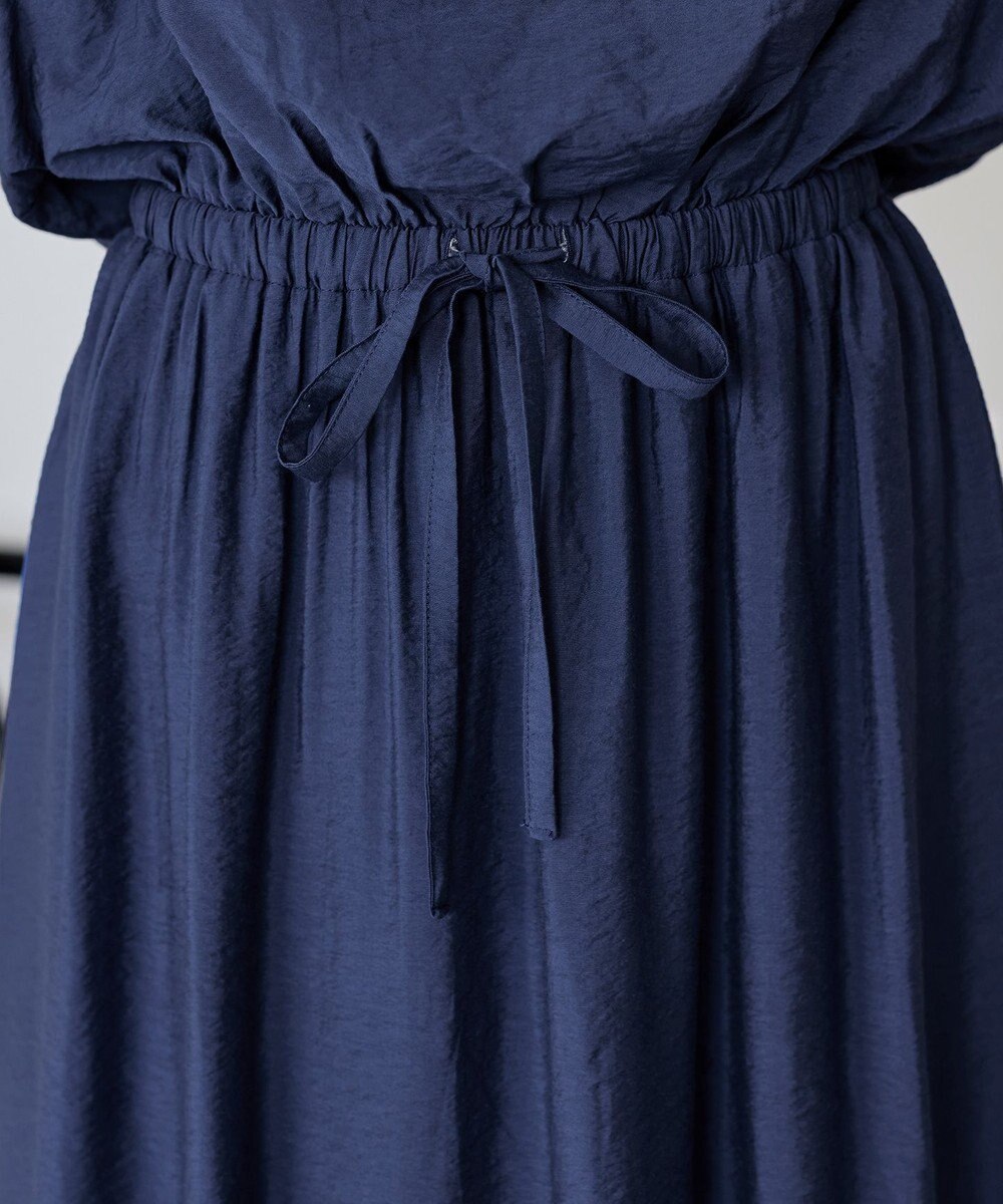 Tiaclasse 【洗える】フリル袖ワンピース 