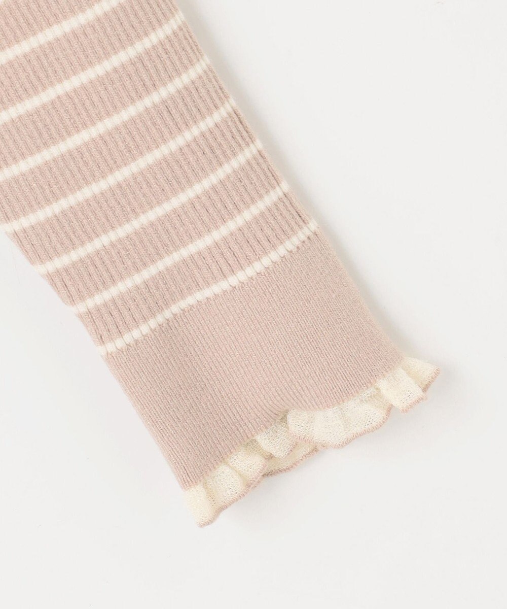 ANY SIS CICA加工 フリルネック プルオーバー 