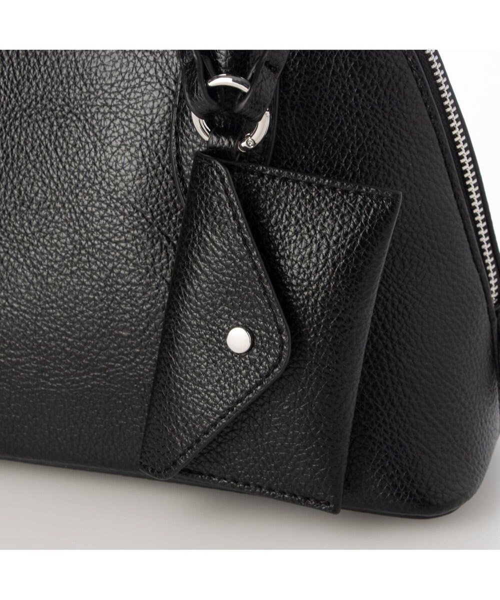 UNBILLION カシュカシュ cachecache / ポーチ付きシェル型ボストン 