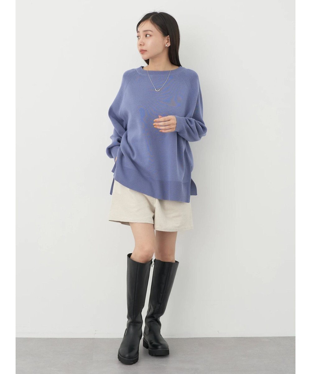 earth music&ecology サイドスリットルーズチュニック 