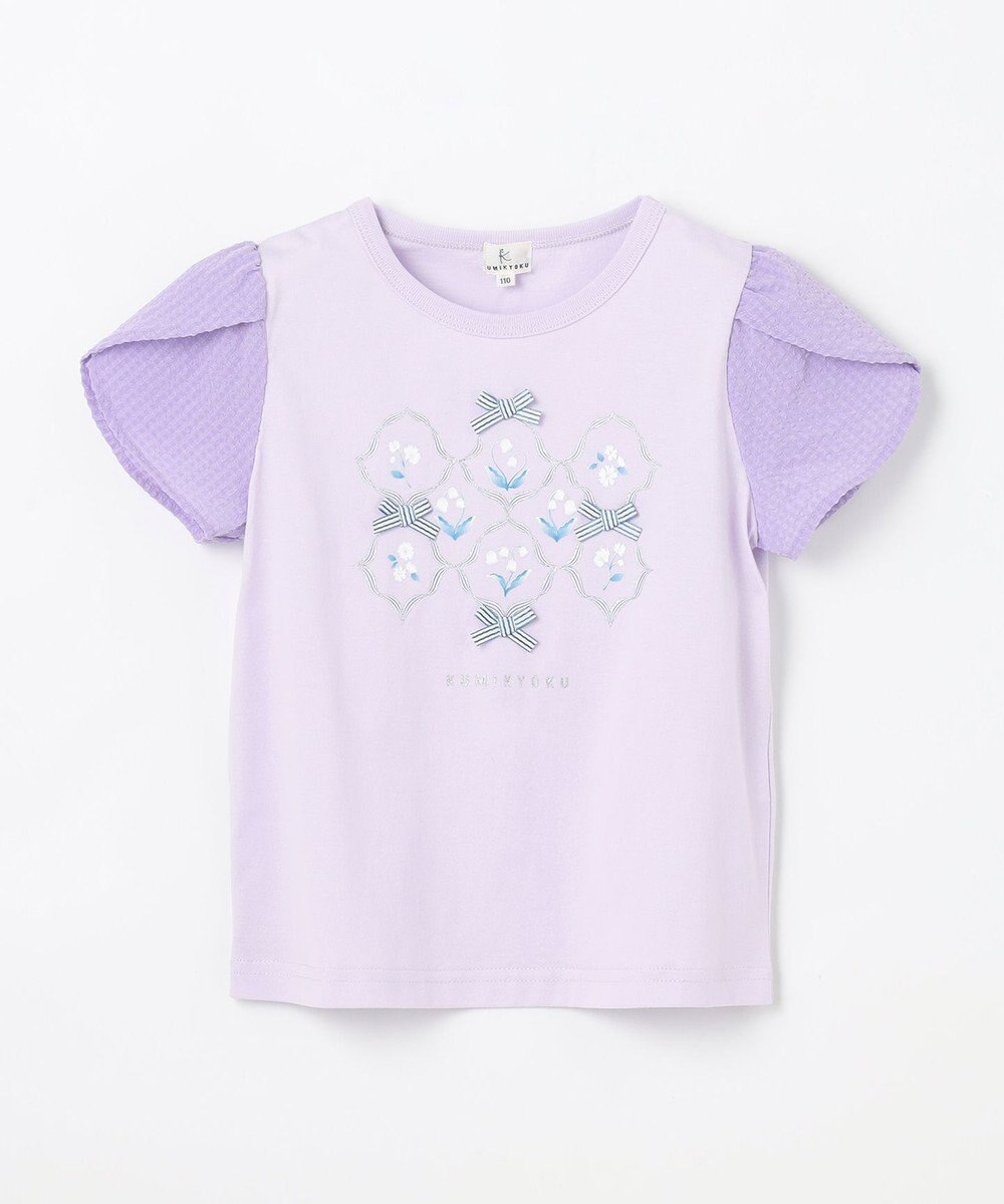 組曲 KIDS 【110-140㎝】スズランプリント Tシャツ 