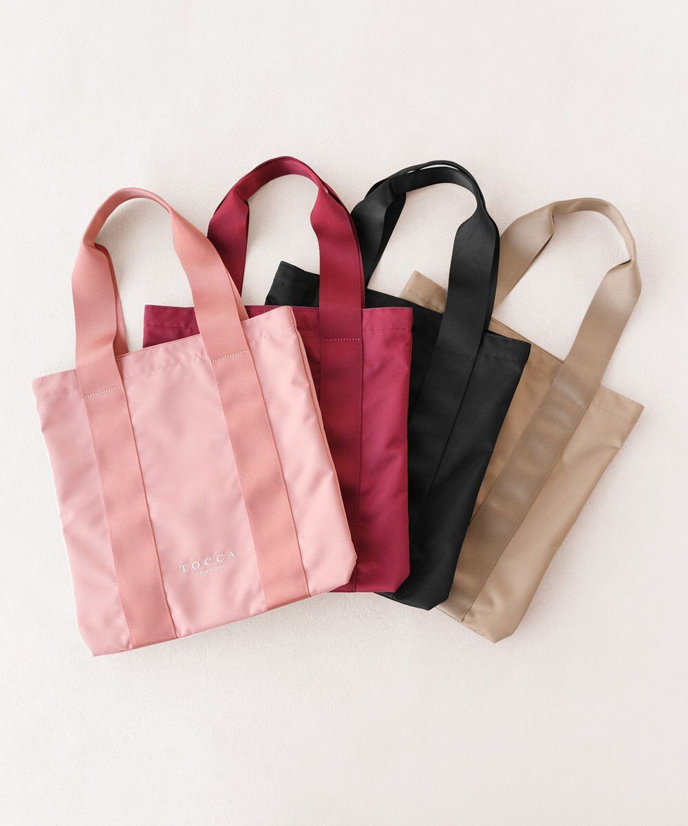 TOCCA 【アップサイクルコサージュ付き・美香＆Lovécoコラボ・数量限定・A4サイズ対応】FLOWER IN HEART BAG バッグ 